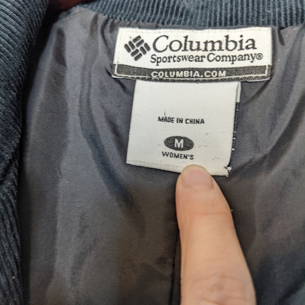 COLUMBIA- WOMEN'S Medium - BLACK FULL ZIP LIGHT WEIGHT JACKET - Picture 4 of 7